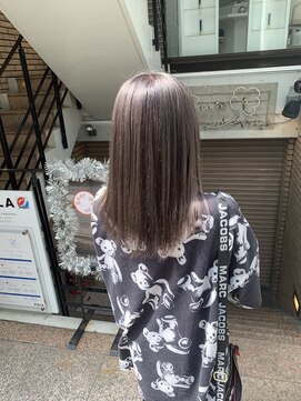 ラフ 難波店(LAFF) #黒髪#ボブルフ#ネビージュ#小顔#ワンレン