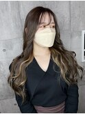 大人イヤリングカラー&髪質改善エステ