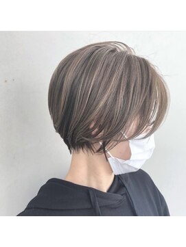 エストアール フクオカ 福岡博多店(est-r. Fukuoka) ショートヘア/くびれショート/ハンサムショート/ハイライト/博多