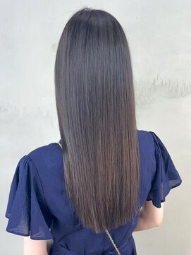 アイティー バイ アルバム 浦和店(IT by ALBUM) ラベンダーアッシュ_グレージュカラーボブウルフ_ba404281