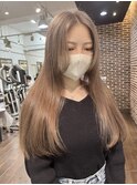 1ブリーチでできる柔らかミルクティーカラー♪【多田 華歌】