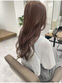 ピンクベージュ/ラベンダーグレージュ