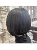 ～【前下がりの切りっぱなしボブ♪】～
