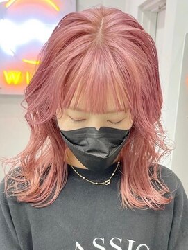 ウィコ 新宿(WICO) ピンクレイヤー[新宿駅/イメチェン/チェリーブラウン]