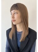 ★hair LOGiA★  ハイトーンベージュ×フルバング