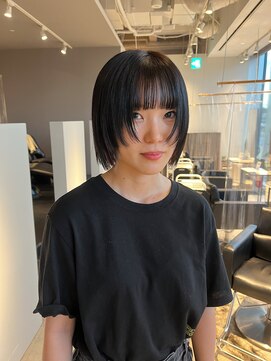 ヘアーエスクールシーユー 枚方T-SITE店(hair S.COEUR×Cu) 顔まわりレイヤー