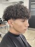 メンズカット+ツイストスパイラルパーマ￥13500#栄#メンズパーマ#フェード