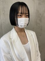 ソルトウォーター(SALT WATER) ミニボブ 前髪カット