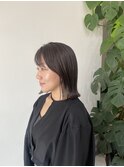 【箕面 石橋 桜井】sosoラベンダーグレージュ×ボブ
