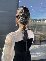 アチーブリス(achieve Liss)&nbsp;大人上品ガーリー 編み込みヘアアレンジ♪