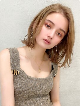 ラルユー 金山(LallYou) 美髪/髪質改善/韓国/切りっぱなしボブ/フェイスレイヤー