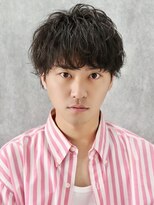 アーリー(Ali'i)&nbsp;刈り上げマッシュソフトツイストパーマ緩めツイスパツーブロック