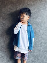 ベース(BASE) Cafe&Barber BASE×小学1年生入学式ヘアー