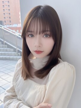 ユーフォリア 銀座(Euphoria) シアーカラー/セミディ/韓国ヘア/顔周り/透明感/くびれヘア/29