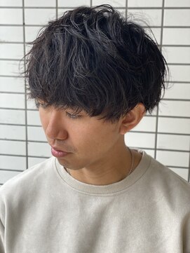 スウェル 船橋店(Swell) ダークアッシュ/アッシュブラック/カルマパーマ/ベリーショート