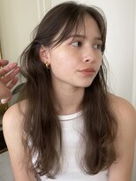 ベル 銀座5丁目店(Belle)&nbsp;レイヤーロングレイヤーカットグレーベージュ銀座