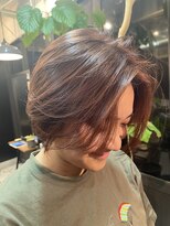 ラクイラ(L'AQUILA) ショートのグラデーションスタイル