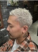 【半田メンズ】波巻きスパイラルパーマ波巻きパーマツーブロック