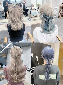 ティアム 渋谷店(Tiam shibuya) 小顔に見せるヘア/黒髪カタログ/ボブルフ/ネビージュ/ワンレン