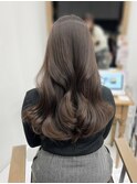 韓国くびれロング レイヤーオルチャン小顔前髪 艶髪 髪質改善