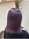 【ZEST中野/犬飼ひかる】ブリーチありWカラー/ピンクラベンダー