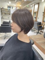 ハーツ(Heart's) 白髪ぼかし/イメチェンヘアスタイル/前髪カタログ/ショートボブ