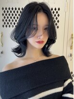 ユニ 表参道(uni) #39/韓国/韓国風/レイヤーカット/後れ毛/くびれヘア/前髪/表参道