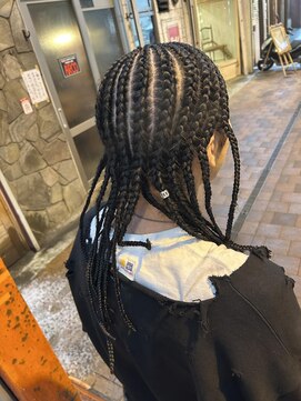 ロム 札幌大通(LOM) メンズ　コーンロウブレイズ