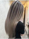 【LUXEN】ミルクティーバレイヤージュ