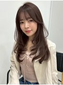 透明感カラー 韓国レイヤー 美髪 ヨシンモリ 髪質改善 艶髪 20代