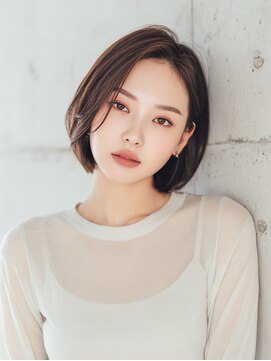 クレビア 名古屋(CreBiA) 韓国/髪質改善/レイヤーカット/ボブ/小顔/透明感カラー