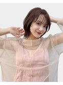 20代30代40代ミルクティベージュ韓国へアハイトーン