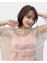 20代30代40代ミルクティベージュ韓国へアハイトーン