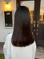 アズグロウヘアー(AS GROW HAIR) 縮毛矯正・ストレート艶めくナチュラルストレート