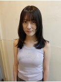 アプリコットオレンジ/くびれヘア/レイヤーショート［新潟］