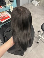 ノー バイ イオエ 西梅田(no. by ioe)&nbsp;ブリーチなしカラー/髪質改善/ミルクティーベージュ/小顔へア