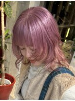 ヲタク(wotaku.)&nbsp;パステルピンクハイトーンカラーピンクカラーブリーチカラー暖色