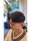 メンズカット、パーマ ミディアム