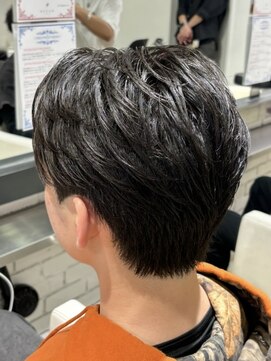 オーシャントーキョー 渋谷(OCEAN TOKYO) フェザーパーマシャドウパーマカルマパーマセンターパート