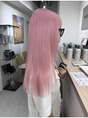 着物ヘア/ダークアッシュ/ミディアムレイヤーカット/原宿