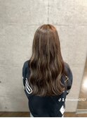 シナモンベージュ　ハイライトカラー