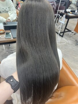 リシャルム 新保店(Re charme) 【朝ラク艶髪】やわらか縮毛矯正×ナチュラルストレート