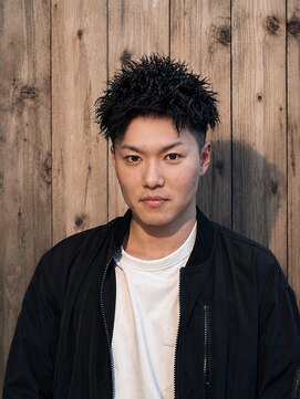 ベンケイ 長吉出戸店(benkei) 無造作ツイスパ×フェードマッシュ