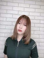 ヴァイス 渋谷店(VAICE)&nbsp;ブリーチ伸ばしかけデザインカラー