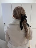 ブリーチなしカラー/ヘアアレンジ/ヘアセット/福岡/10代20代30代