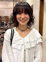モク 大阪梅田店(MOK)&nbsp;【重めバングもポイント！】くるくるパーマ