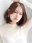 【La fith】ふんわり内巻きワンカール×透明感カラー×艶髪