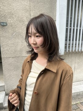 ニール 名古屋 伏見 丸の内(NEELU) 【RIE】顔まわりレイヤーベージュ
