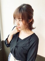 グレースモア(Grace More)&nbsp;（久留米／西原）ショートハーフアップ外ハネアレンジ