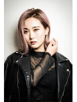 リック(Ric by KENJE)&nbsp;切りっぱなしボブ×ピンクアッシュ☆